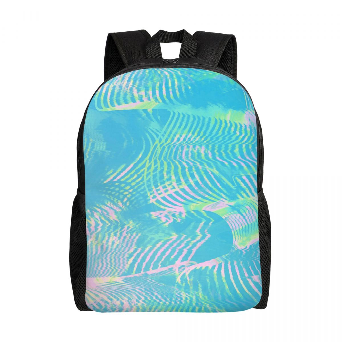 Laptop Accessories Bag For Men - Plecak z abstrakcyjną teksturą w kolorze