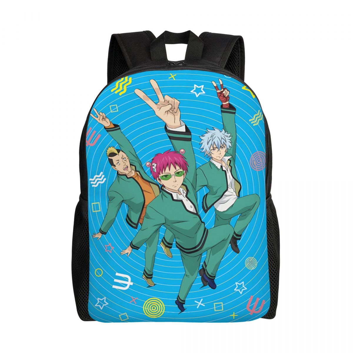 Laptop Accessories Bag For Men - Personalizowany plecak podróżny S-Saikies K Manga