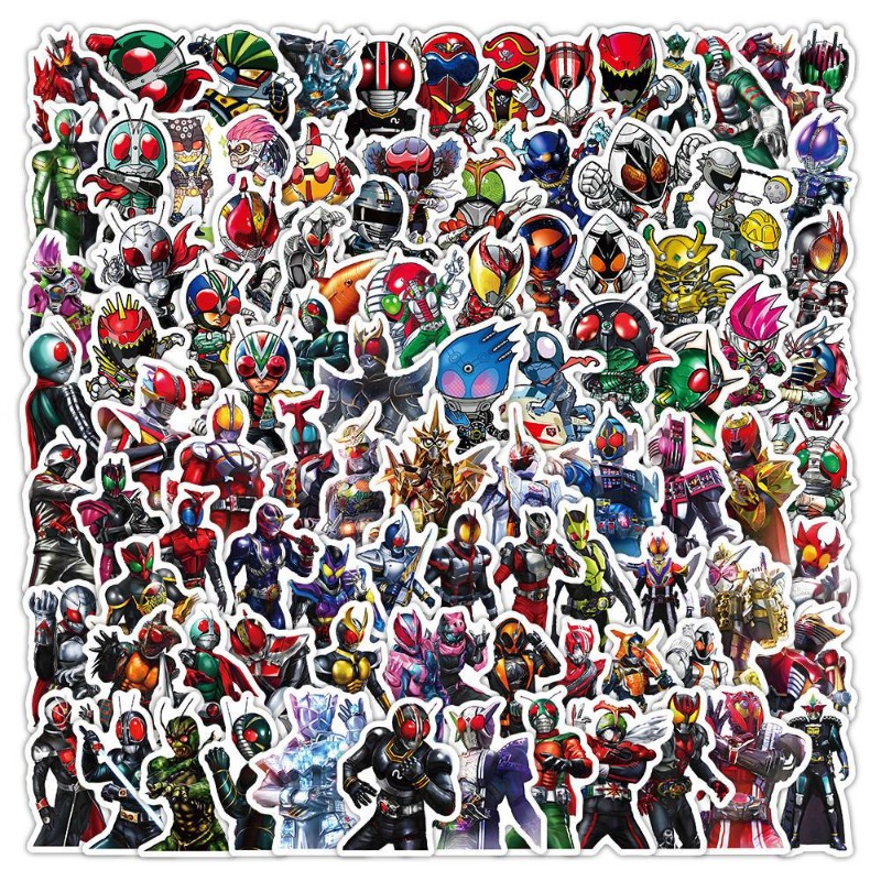 Laptop Accessories All - 103 szt. Naklejki Kamen Rider Estetyczne,
