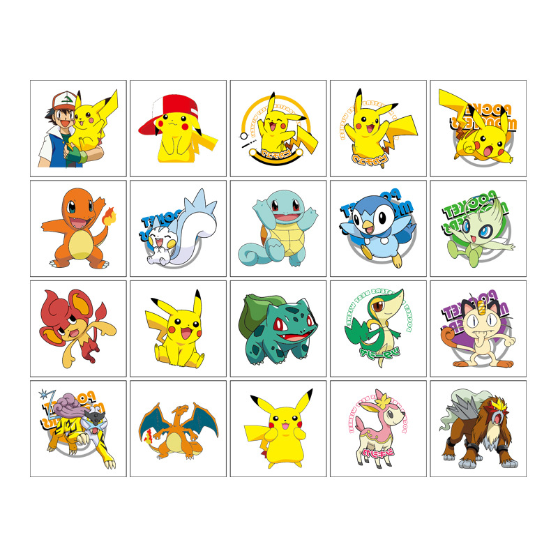 5 * 5 cm 20 sztuk Pokemon Pika – Laptop Accessories Toy recenzja i cena