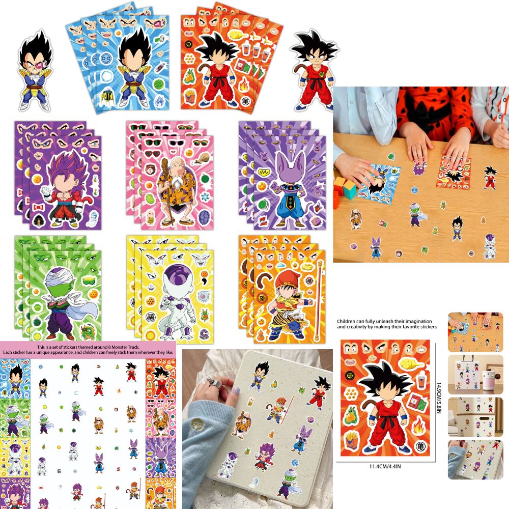 8/32 Arkusze Naklejki Anime Dr – Laptop Accessories Toy recenzja i cena