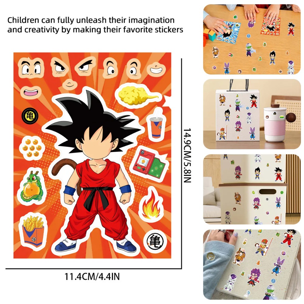 8/32 Arkusze Naklejki Anime Dr – Laptop Accessories Toy recenzja i cena