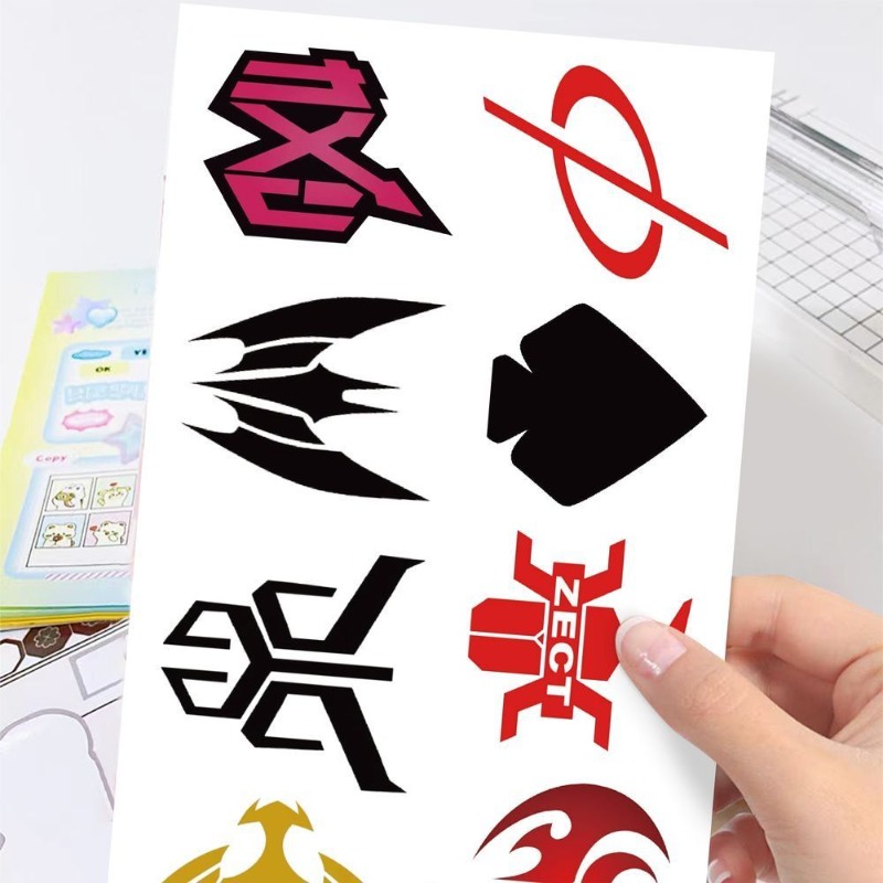 60 arkuszy naklejek z logo Kam – Laptop Accessories Toy recenzja i cena